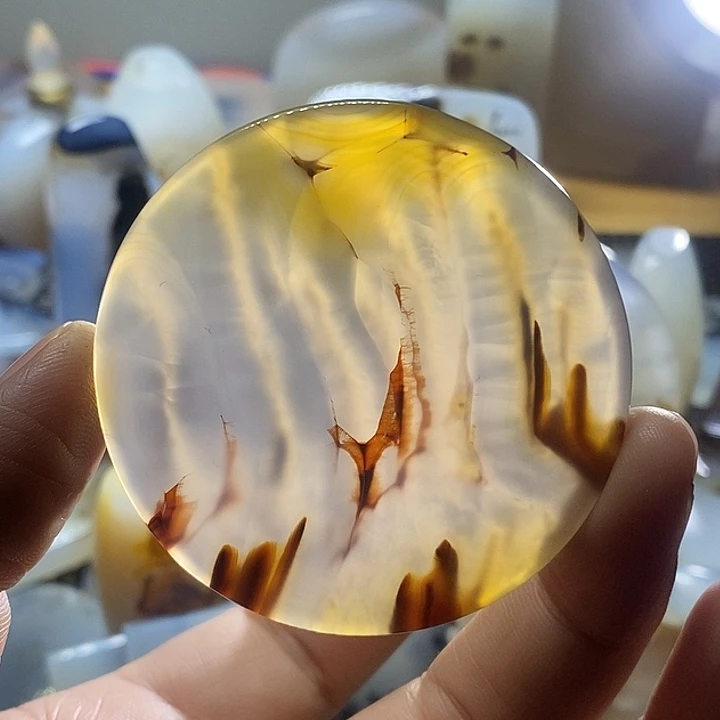 未镶嵌颈饰玛瑙/玉髓石*