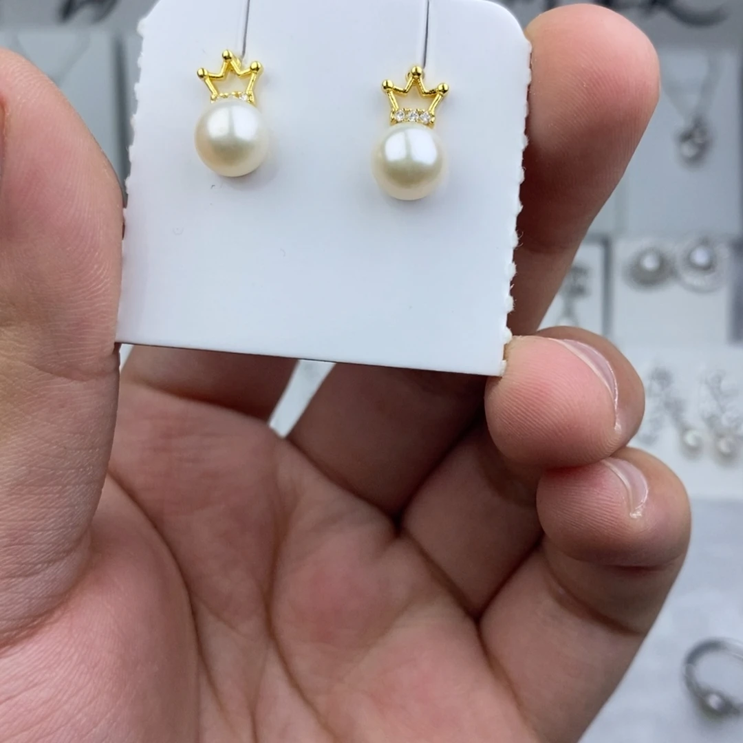 未镶嵌耳饰淡水珍珠