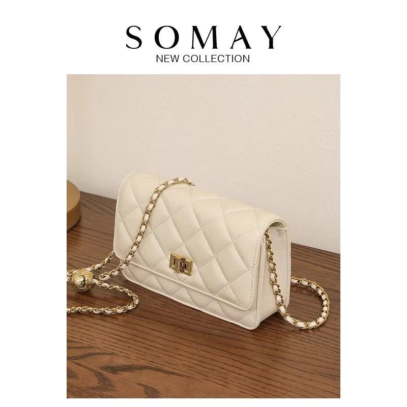 链条包包女款爆款2025新款百搭气质单肩斜挎包高级小众轻奢女包小