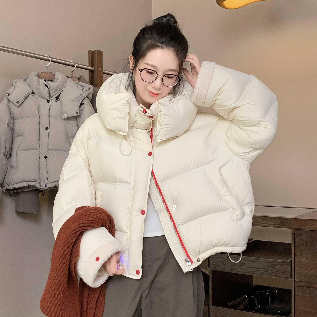 超好看羽绒服女短款2024年冬季新款小个子时尚洋气加厚东大门外套