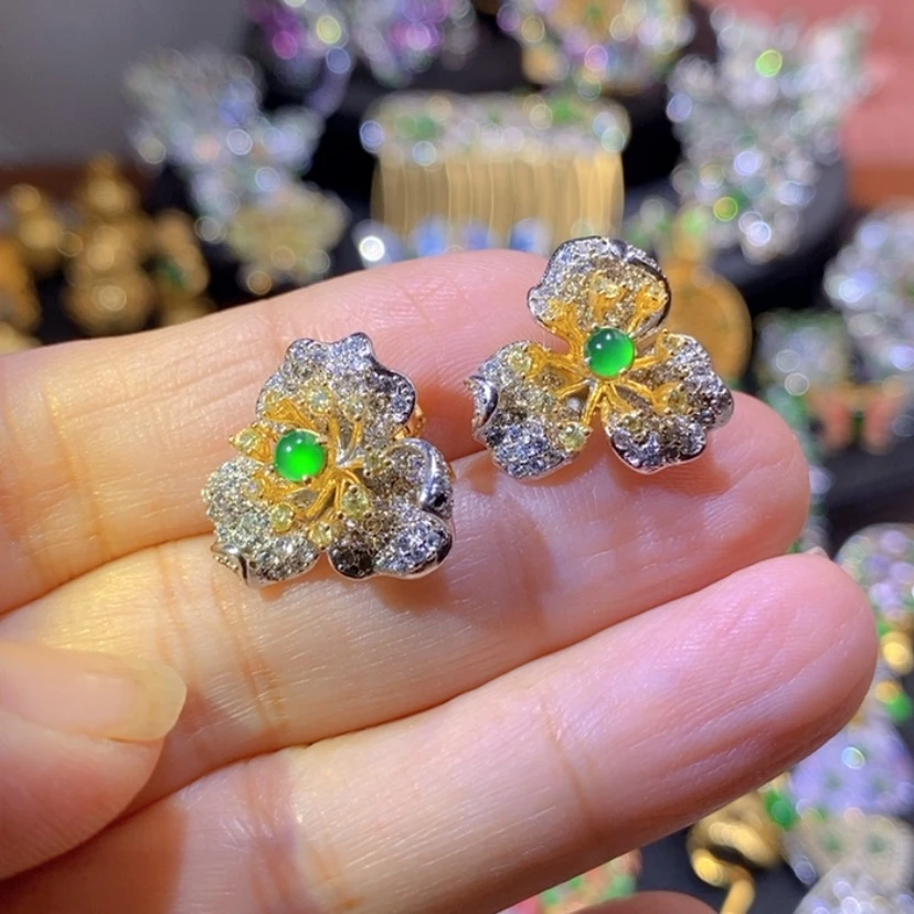 【闪购商品】银S925镶嵌挂件翡翠