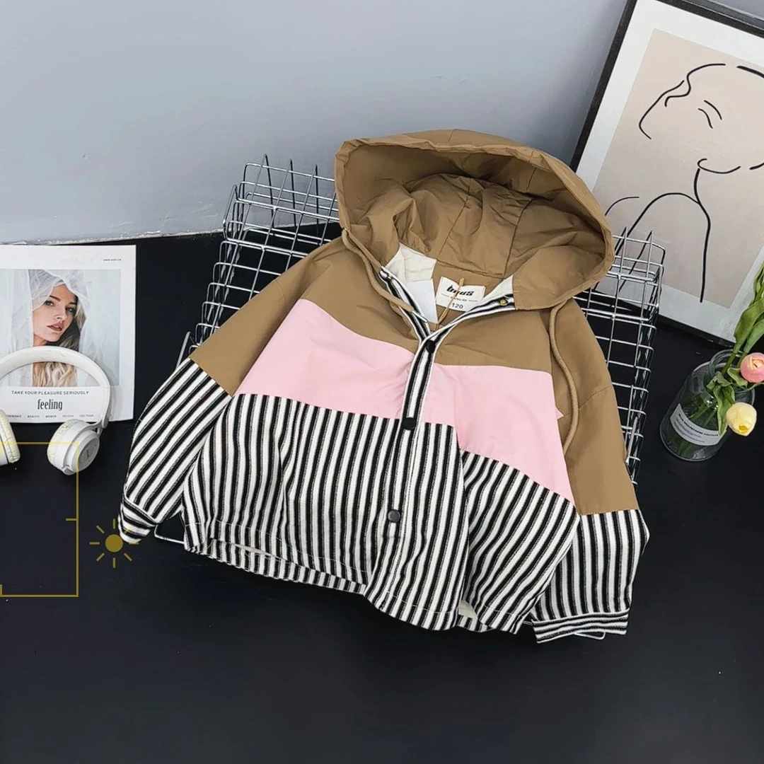 7706高端专享秋款休闲外套粉棕