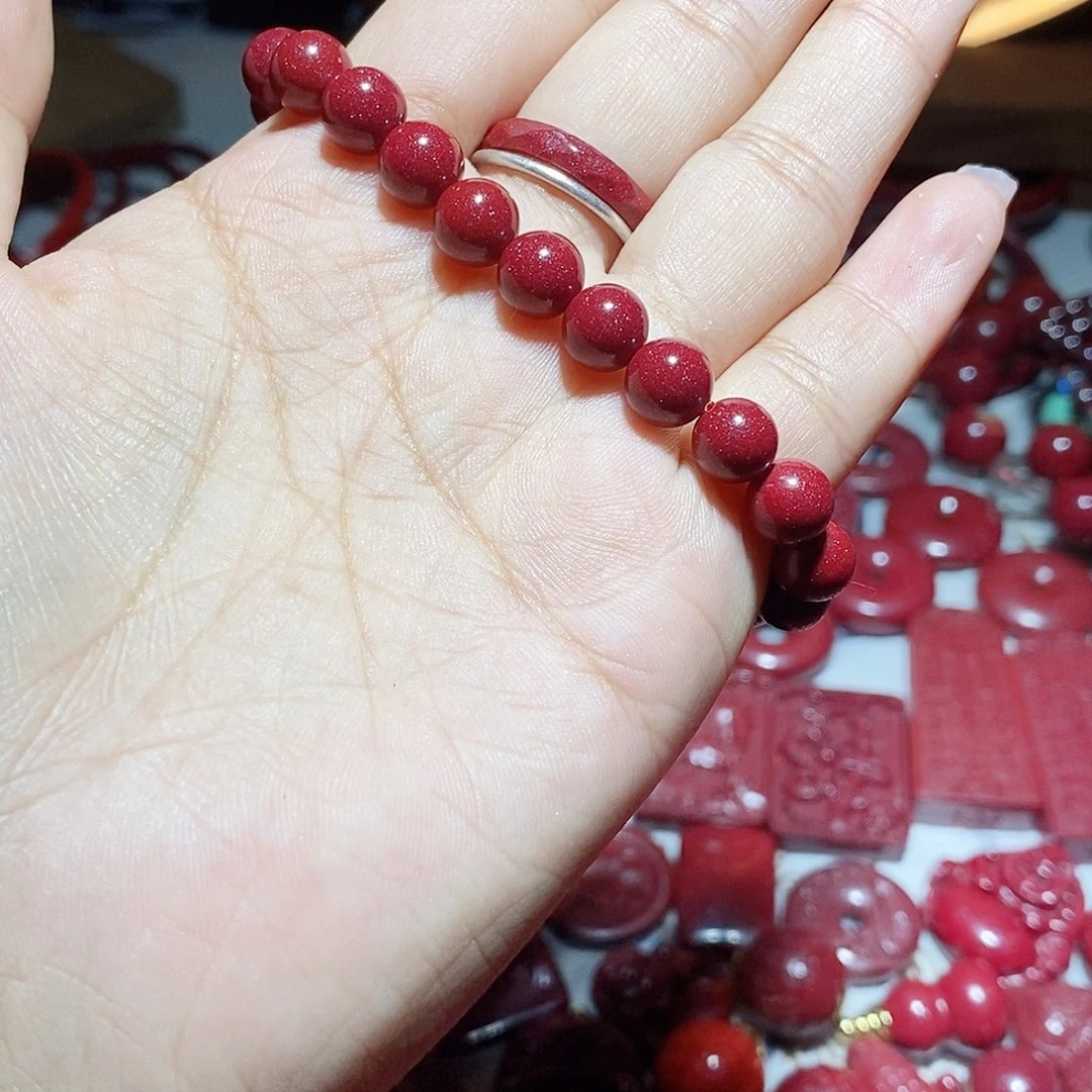 天然辰砂朱砂手串