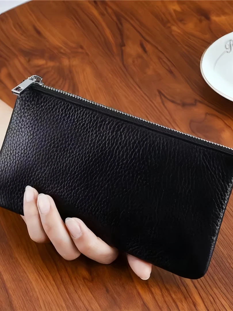 新款复古时尚高档质感手拿包二合一零钱包长款多功能大容量手机包