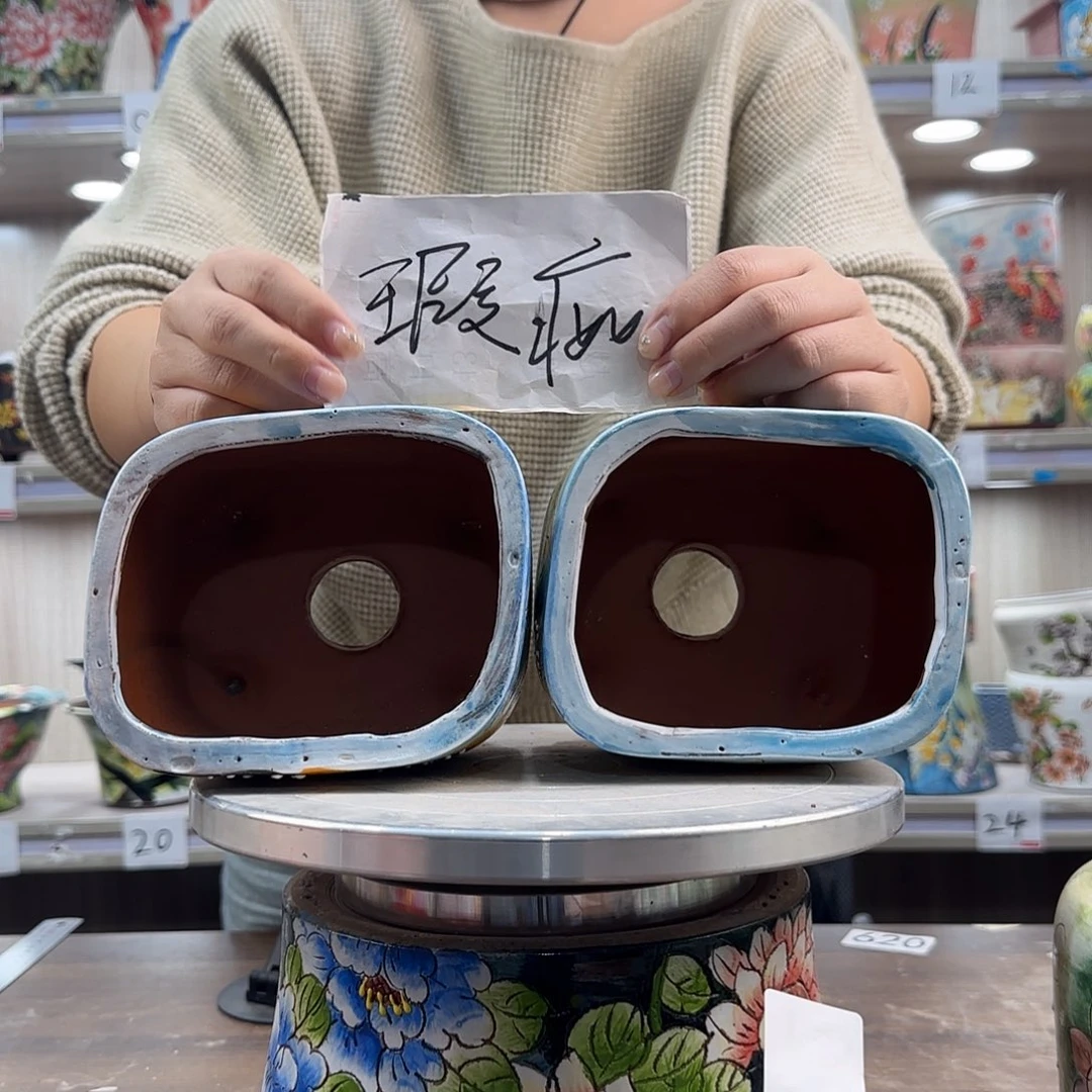 紫砂花盆瑕疵瑕疵722