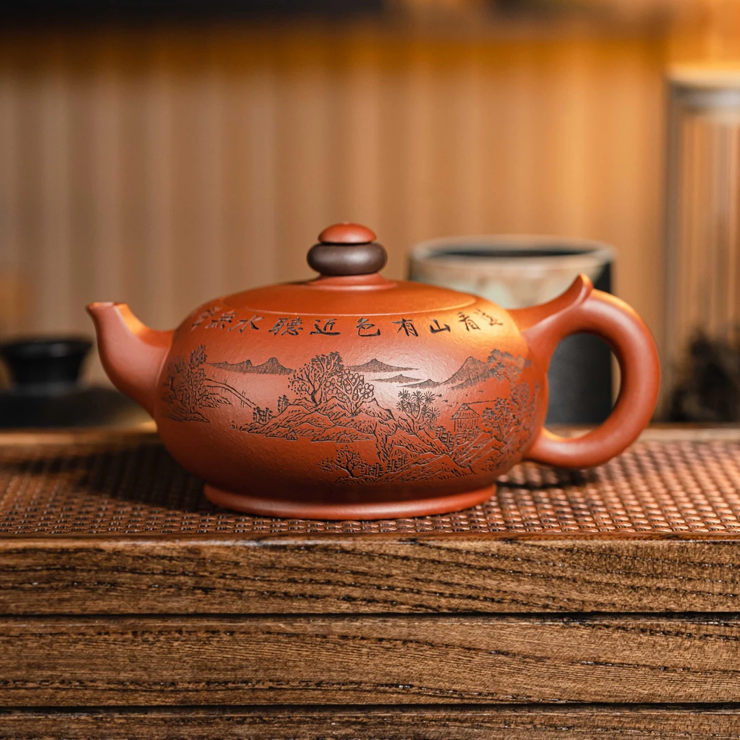 YH-008   宜兴手工紫砂   时来运转