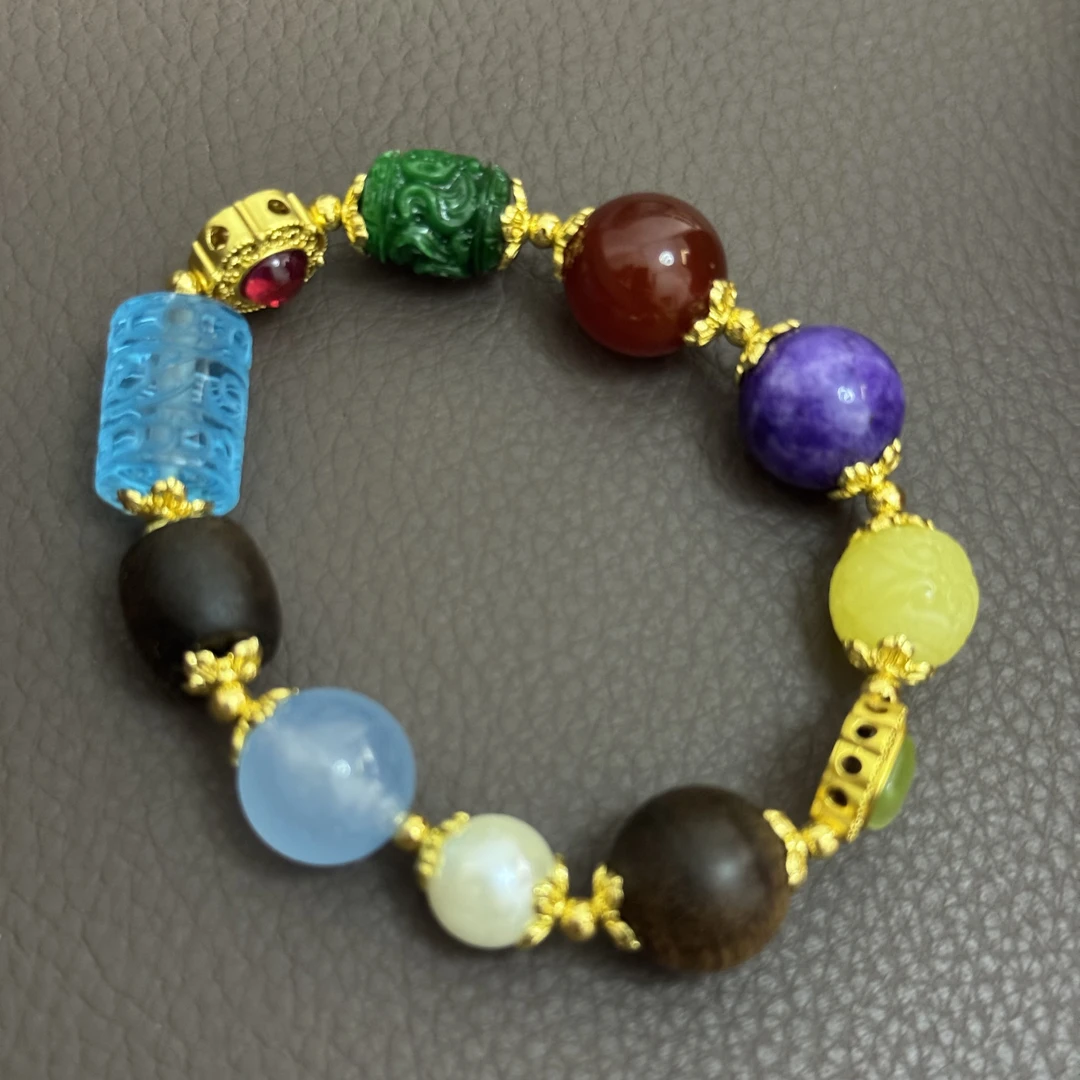 非金属仿水晶手链 多宝多样性发一，