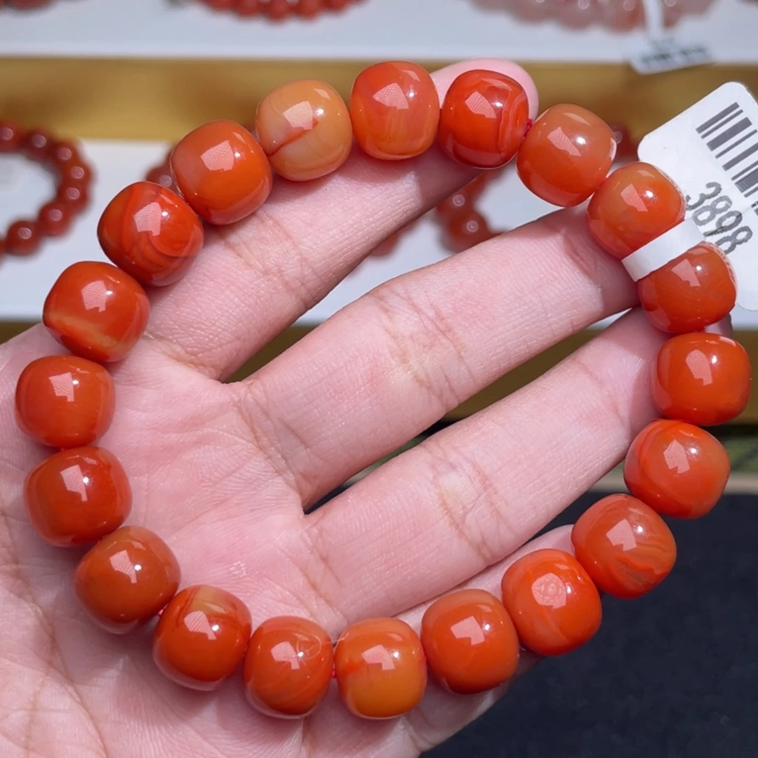 手链未镶嵌南红玛瑙3898