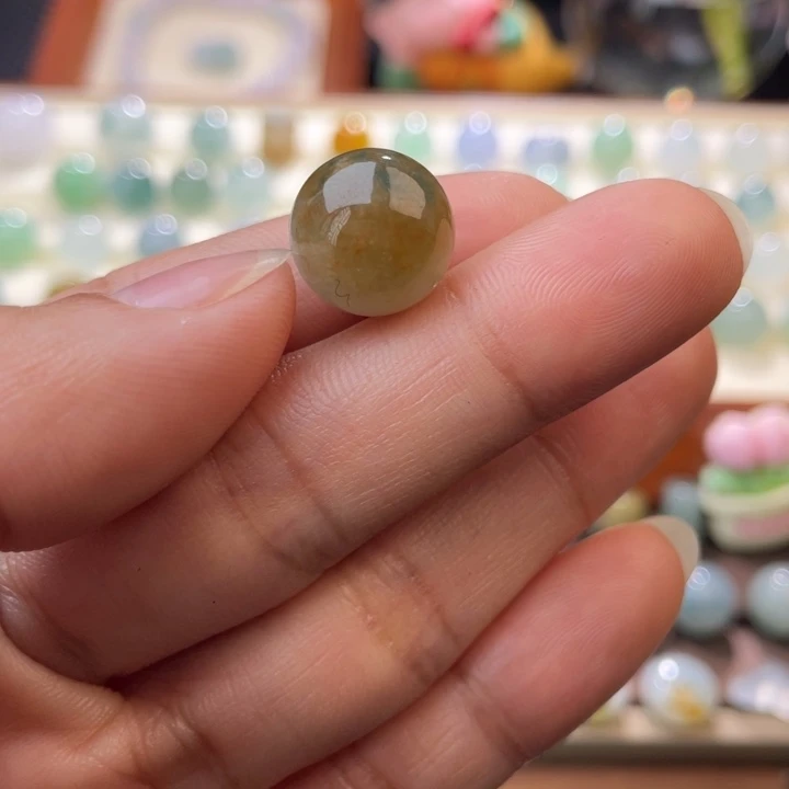翡翠散珠巷*特色圆珠12,7mm 尾款