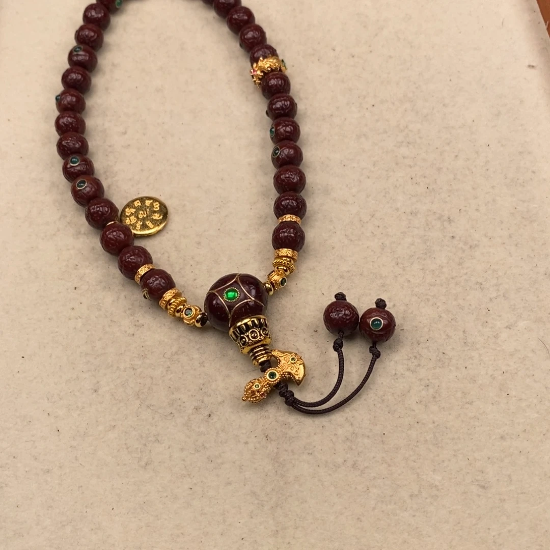 墨***尘凤眼菩提吊坠凤眼