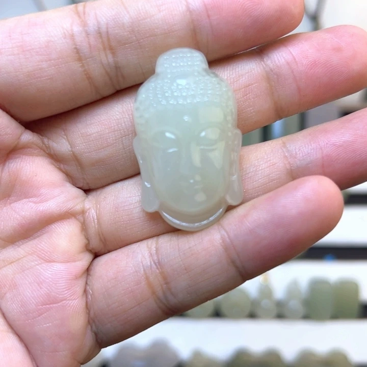 和田玉未镶嵌吊坠(不含链)666