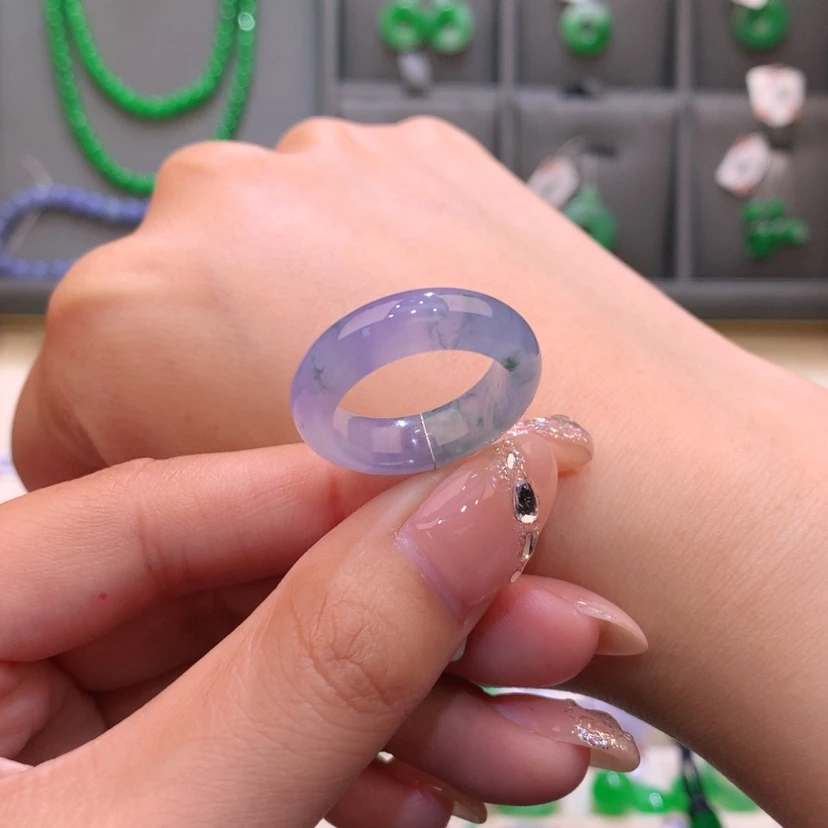 【闪购商品】未镶嵌戒指翡翠13-14号