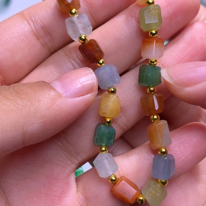 *****未镶嵌定制翡翠手串