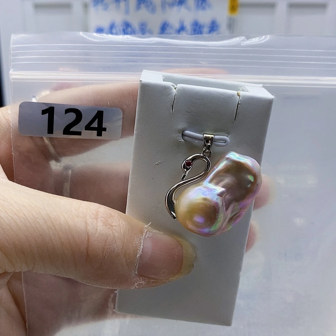 颈饰合金淡水珍珠