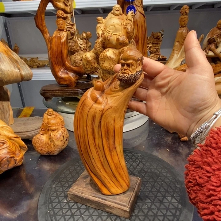 柏木（崖柏）崖柏手把件1111