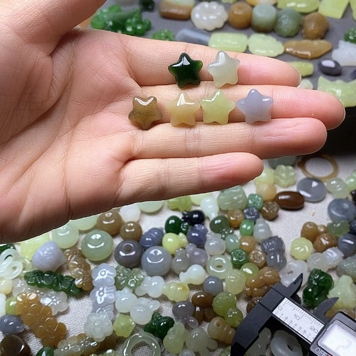 未镶嵌和田玉挂件星星98一个多样性发其一