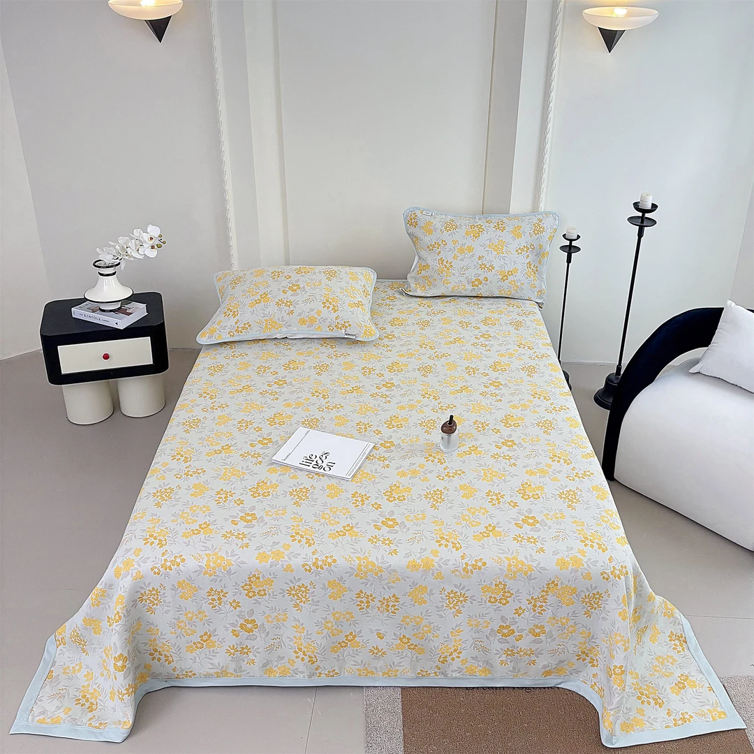 雅赞新款精梳棉软席VIP专享  全棉软席床盖不跑床母婴A类床单凉席