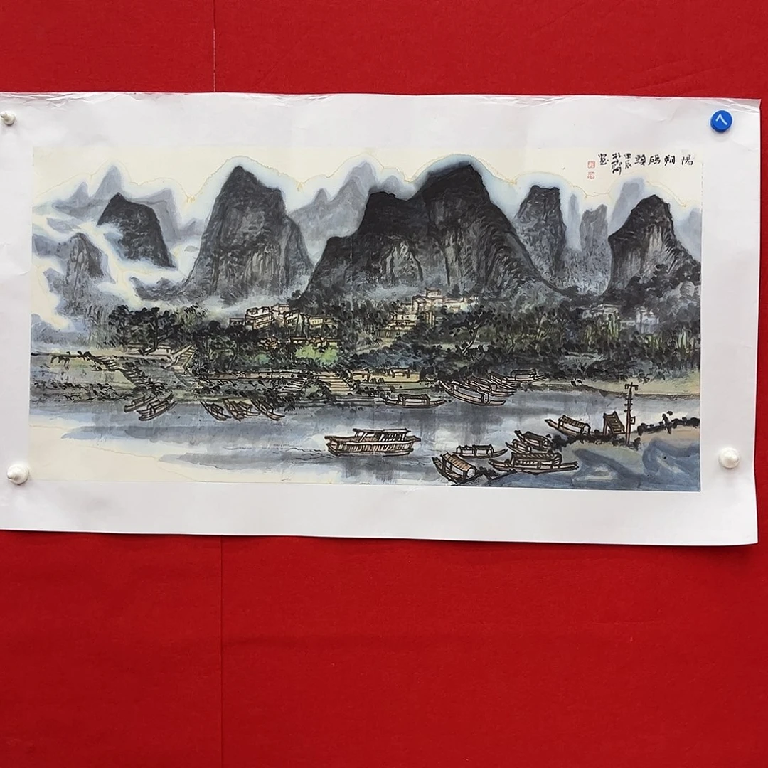 国画知*绘画作品多次参加