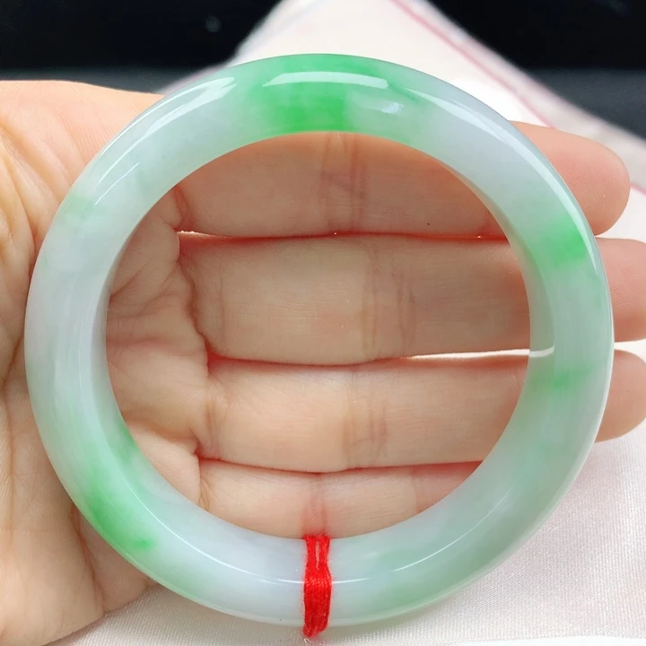 翡翠手镯未镶嵌阳春白雪54