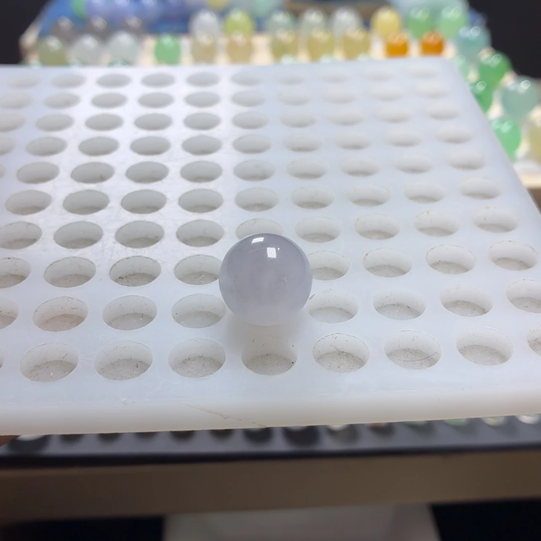 翡翠未镶嵌手链13.5翡翠圆珠