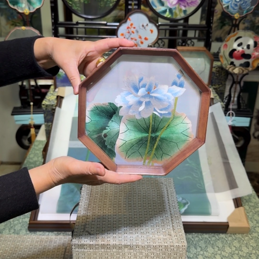 刺绣手工苏绣工艺制作技艺精湛