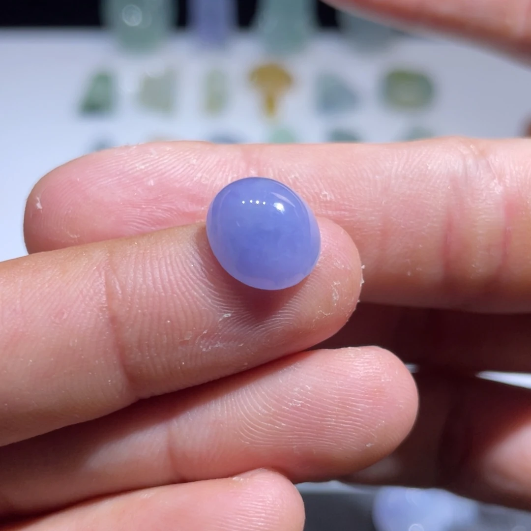 颈饰未镶嵌翡翠紫罗兰蛋面