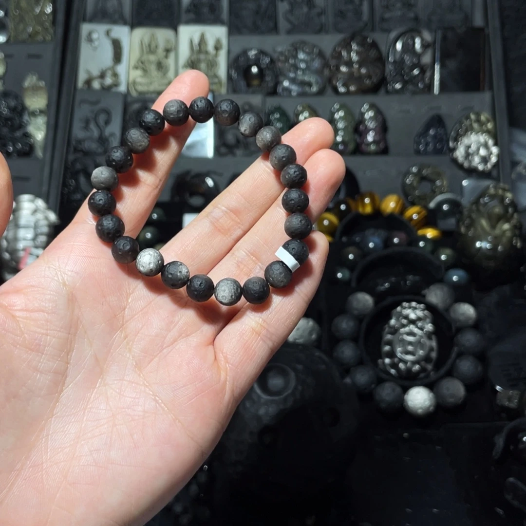 A***劲黑曜岩未镶嵌珠宝奇石