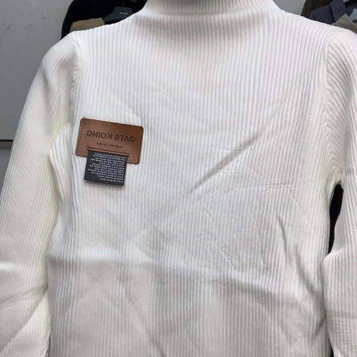 双标白色毛衣现货