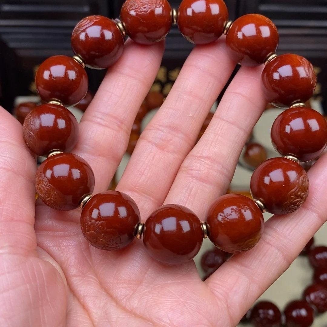 非***裴吊坠橄榄核火焰纹
