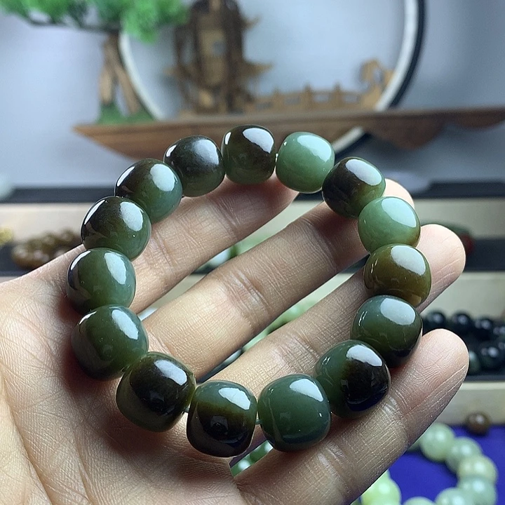 和田玉未镶嵌手串