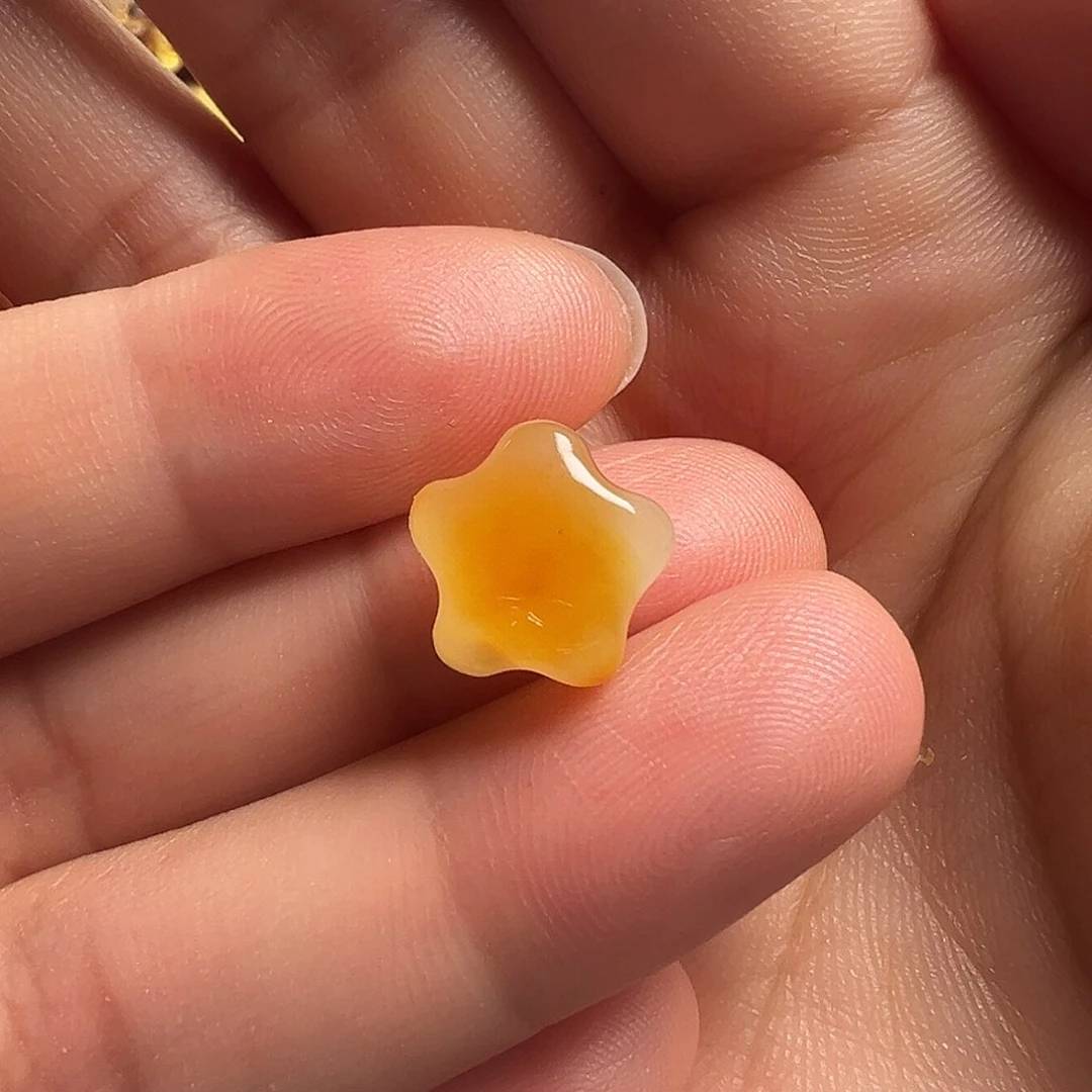 蜜蜡颈饰未镶嵌星星（打孔不退换）