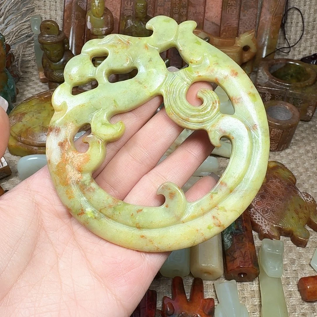 白玉菩提吊坠挂件