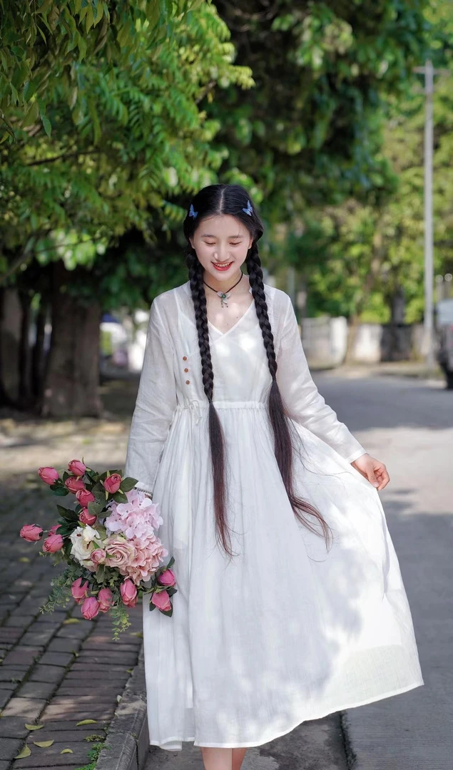 《知否》苎麻连衣裙/