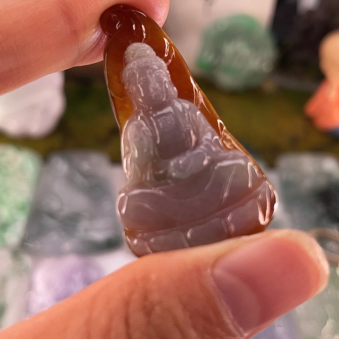 颈饰未镶嵌翡翠吊坠