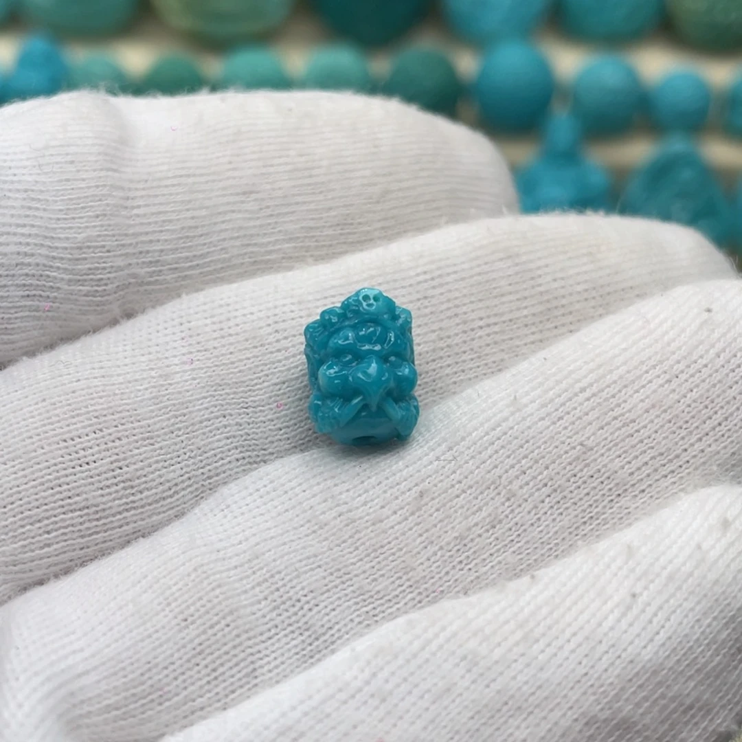 绿松石未镶嵌颈饰卡8-10.5-9