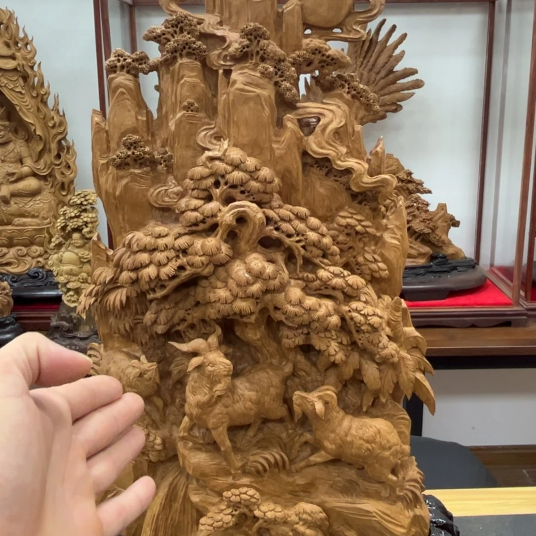 香包三羊开泰沉香