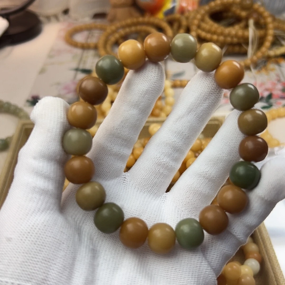 菩提根/象牙果手串13干磨婴儿几乎111