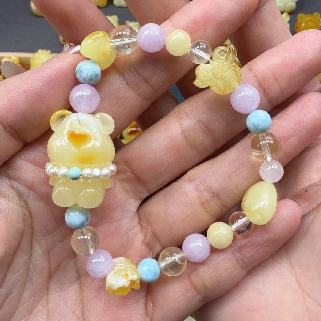 琥珀未镶嵌裸石蜜蜡