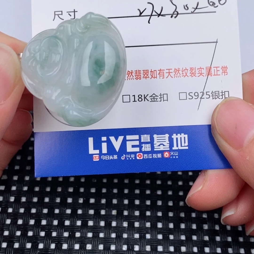 翡翠银S925镶嵌颈饰