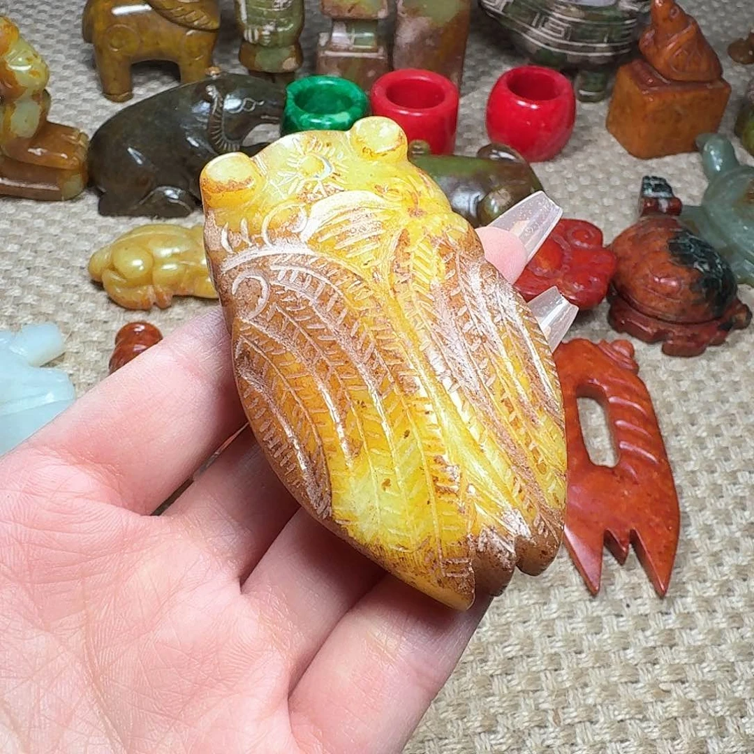 白玉菩提吊坠挂件