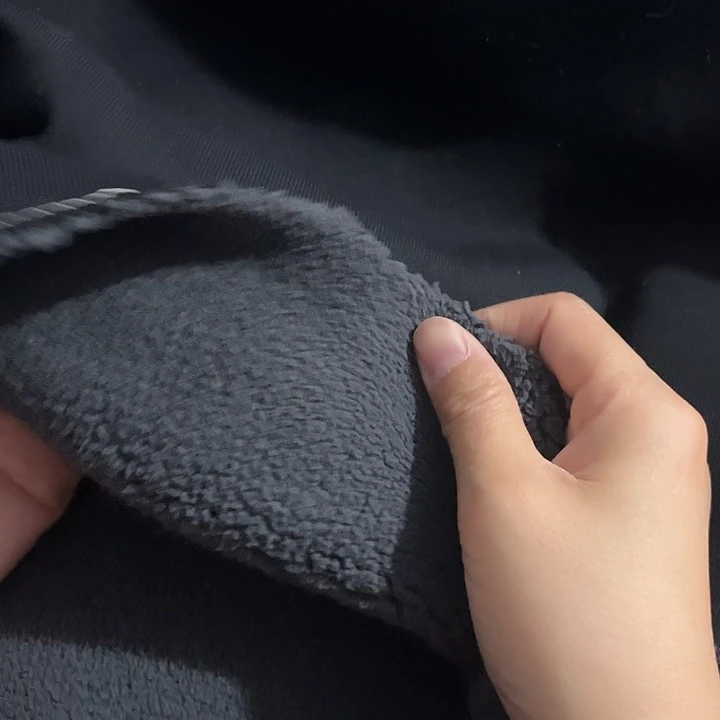 黑色羊驼绒1.1米长带螺纹特价布样手