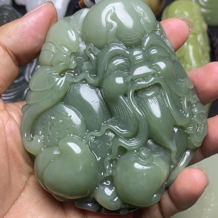 和田玉未镶嵌颈饰付*