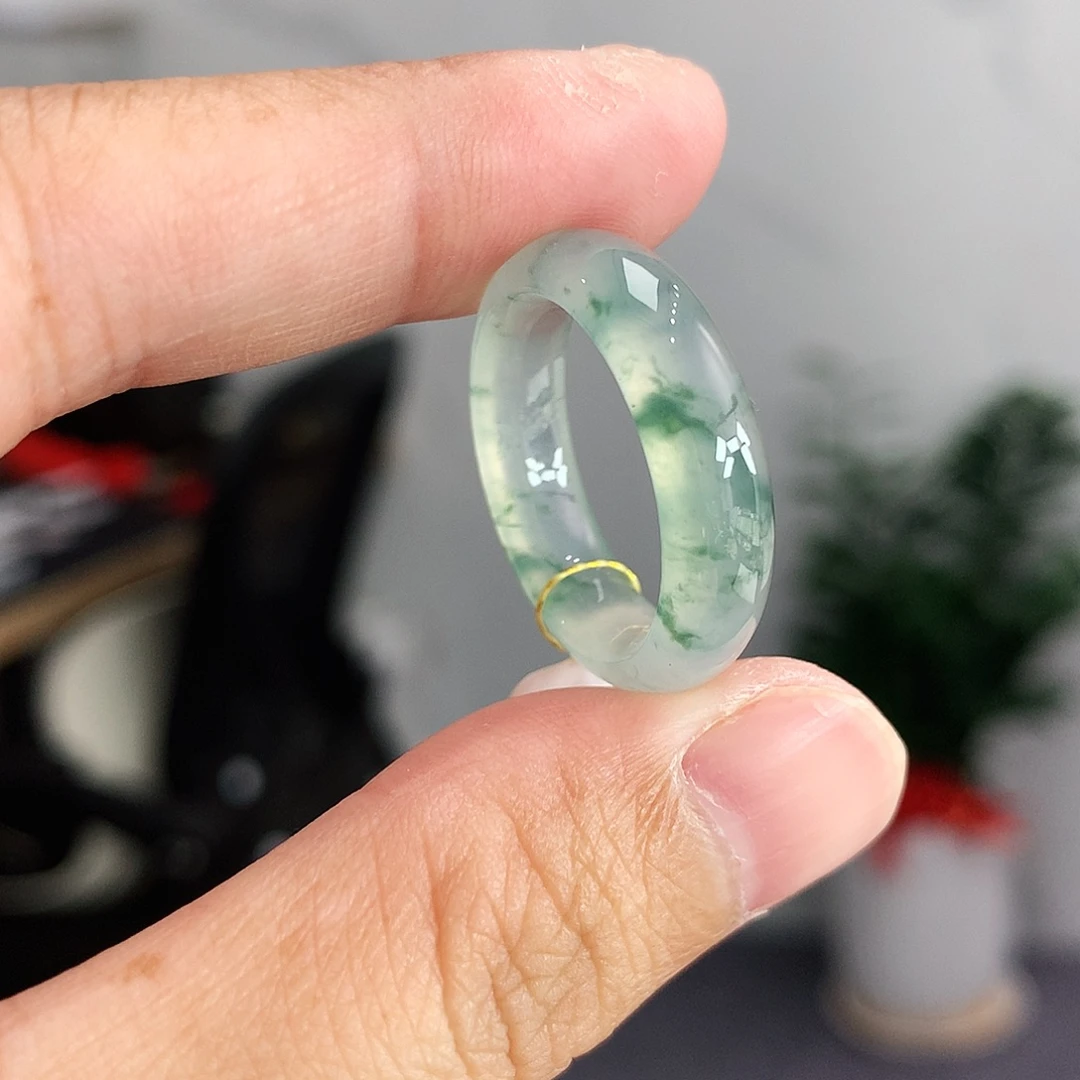 翡翠未镶嵌戒指17号