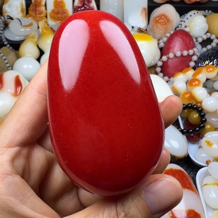 新疆戈壁五彩石金丝