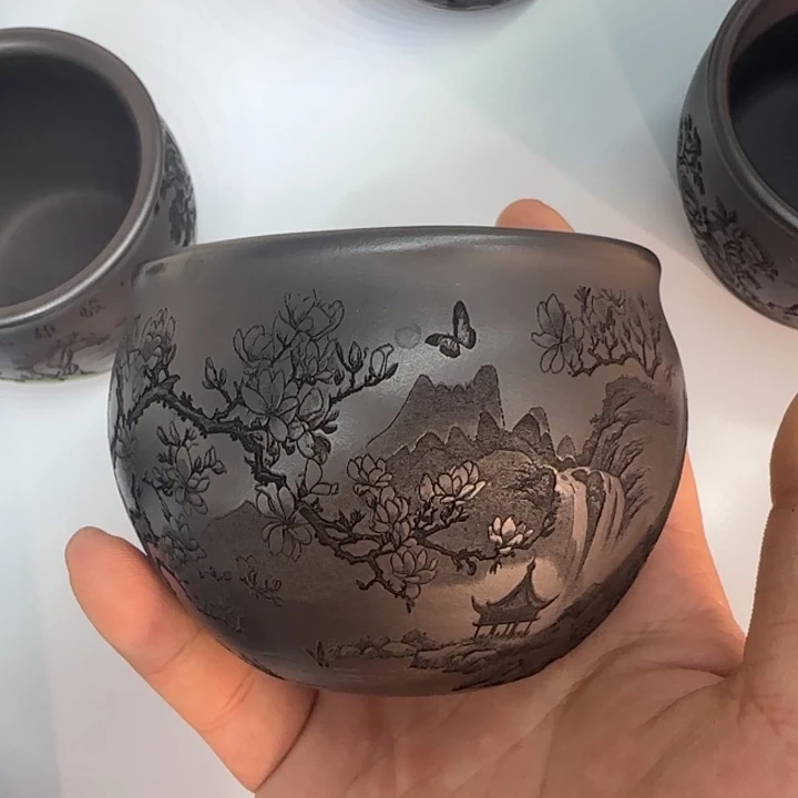 茶杯紫砂全手工制作工艺