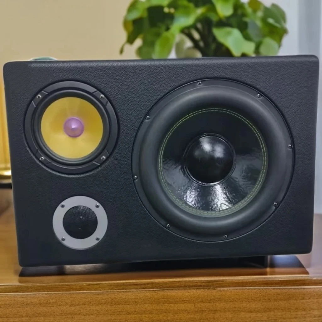 劲威/12寸三分频超重低音车载家用12v24v220v蓝牙电视电脑声卡