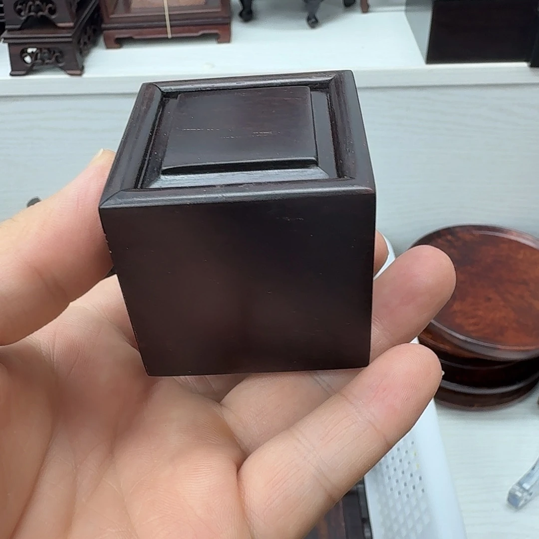 木大叶紫檀戒指盒