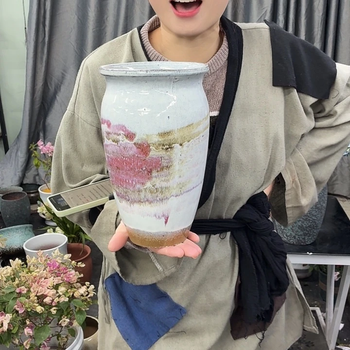 15×26 -粗陶花盆有孔-买买买