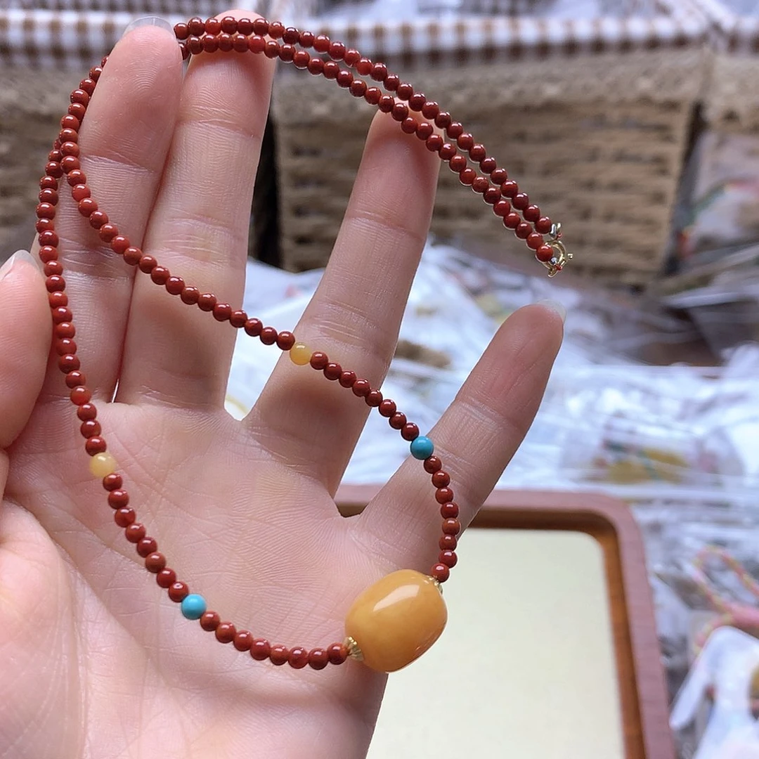 蜜蜡颈饰未镶嵌1111111111