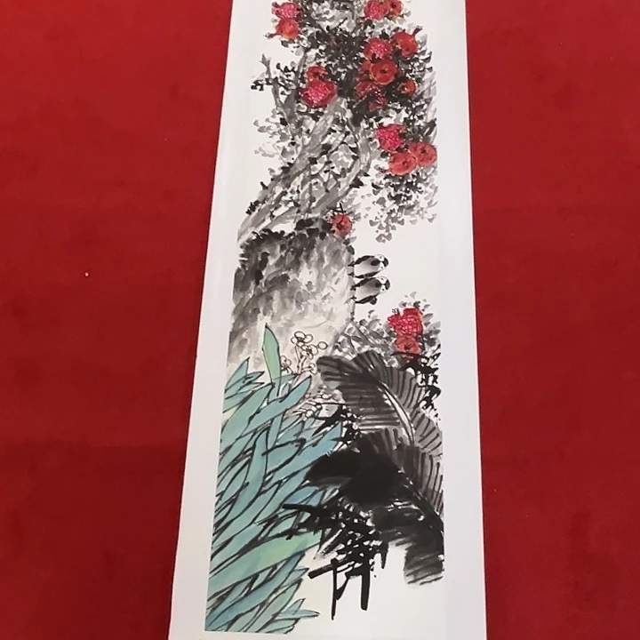 国画国画作品展示会上发表